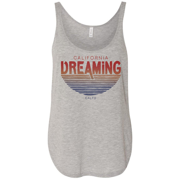 California Dreaming Side Slit Tank-CA LIMITED