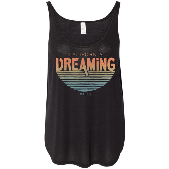 California Dreaming Side Slit Tank-CA LIMITED