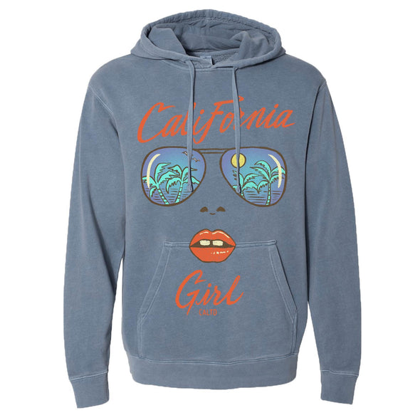 California Girl Glasses Pullover Hoodie-CA LIMITED