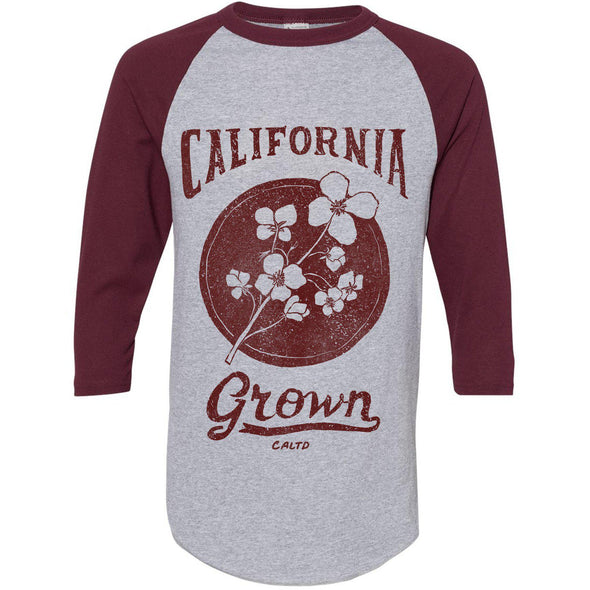 California Grown Circle Baseball Tee-CA LIMITED