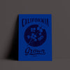 California Grown Circle Blue Poster-CA LIMITED