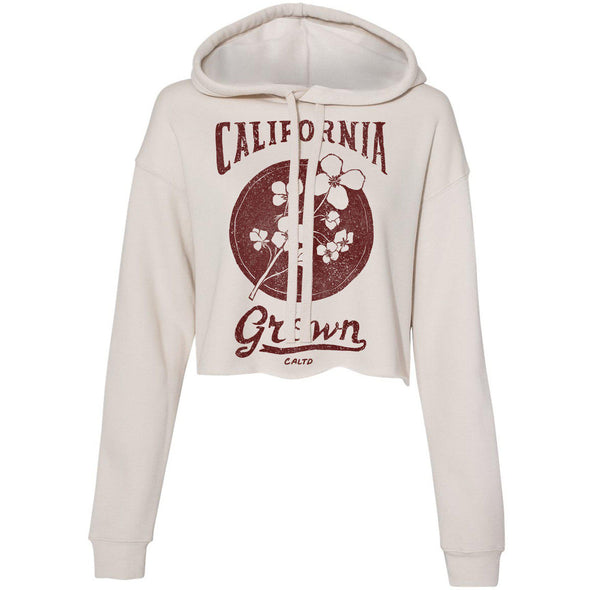 California Grown Circle Cropped Hoodie-CA LIMITED