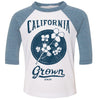 California Grown Circle Toddler Baseball Tee-CA LIMITED