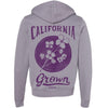 California Grown Circle Zipper Hoodie-CA LIMITED