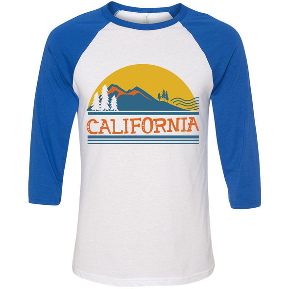 California Mountains Baseball Tee-CA LIMITED