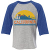 California Mountains Toddler Baseball Tee-CA LIMITED