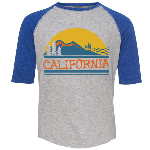 California Mountains Youth Baseball Tee-CA LIMITED