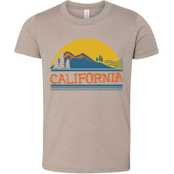 California Mountains Youth Tee-CA LIMITED