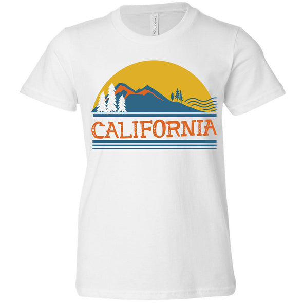 California Mountains Youth Tee-CA LIMITED