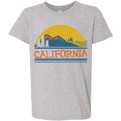 California Mountains Youth Tee-CA LIMITED