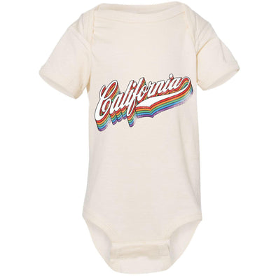 California Rainbow Baby Onesie-CA LIMITED