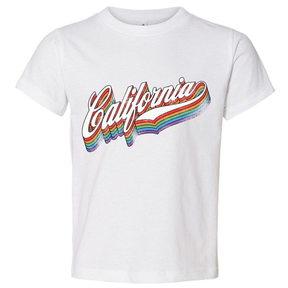 California Rainbow Toddlers Tee-CA LIMITED