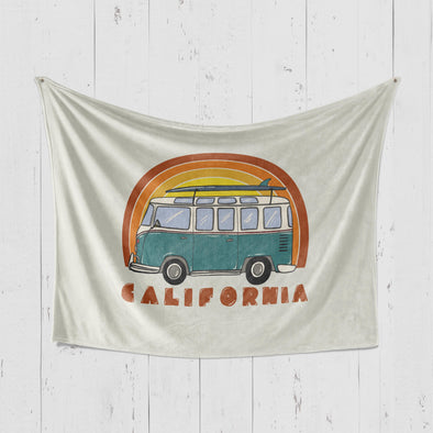 California Surf Van Blanket-CA LIMITED