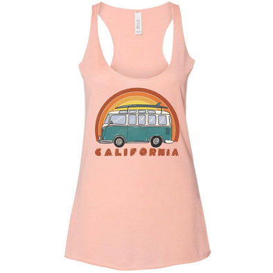 California Surf Van Racerback Tank-CA LIMITED