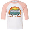 California Surf Van Toddler Baseball Tee-CA LIMITED