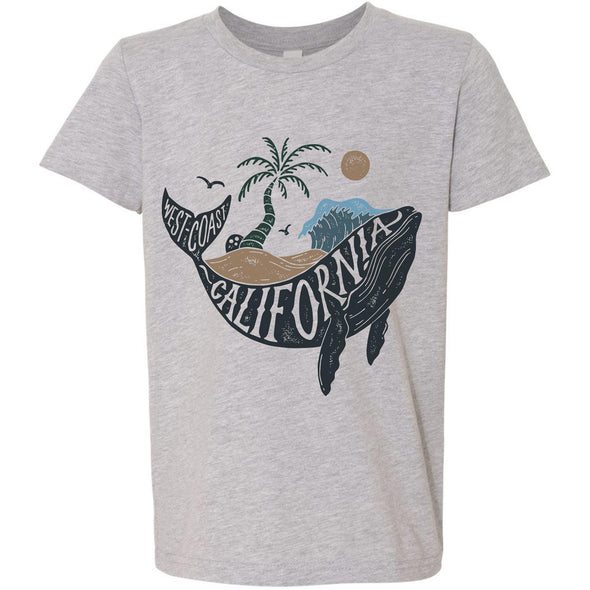 California Whale Youth Tee-CA LIMITED