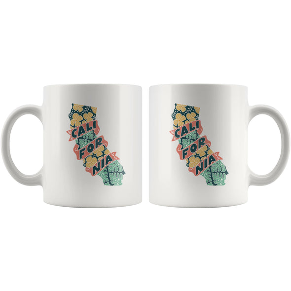 Calimap Flower Ceramic Mug-CA LIMITED