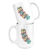 Calimap Flower Ceramic Mug-CA LIMITED