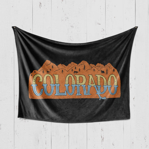 Colorado Mountains Blanket-CA LIMITED