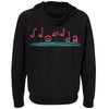 Curvy Flamingos FL Raglan Zipper Hoodie-CA LIMITED