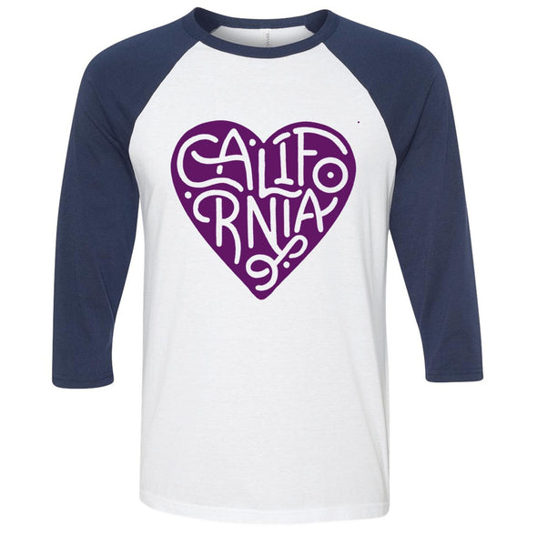 Curvy Heart Baseball Tee-CA LIMITED