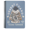 Desert Guard Texas Bali Blue Spiral Notebook-CA LIMITED