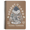 Desert Guard Texas Leather Spiral Notebook-CA LIMITED