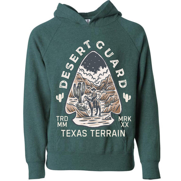 Desert Guard Texas Raglan Youth Hoodie-CA LIMITED