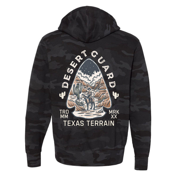 Desert Guard Texas Zipper Hoodie-CA LIMITED