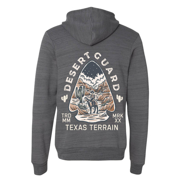 Desert Guard Texas Zipper Hoodie-CA LIMITED