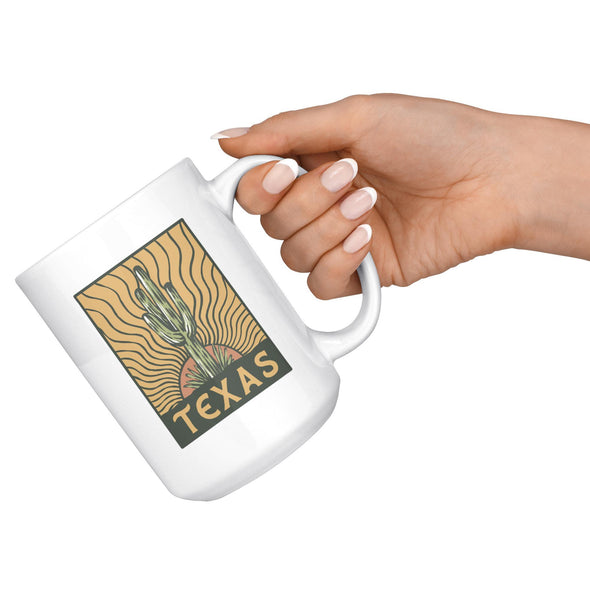 Desert Sunset TX Ceramic Mug-CA LIMITED