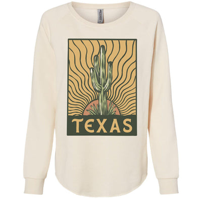 Desert Sunset TX Crewneck Sweatshirt-CA LIMITED