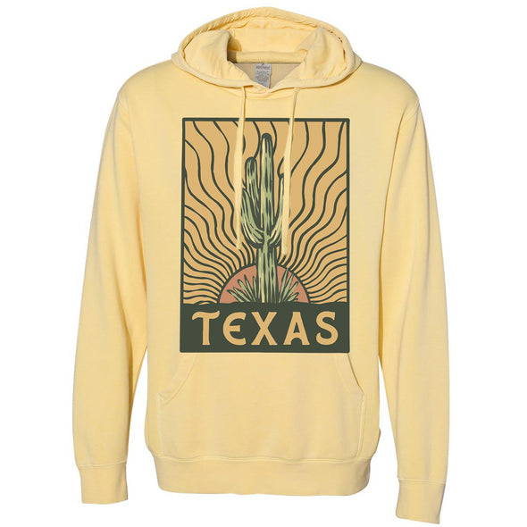 Desert Sunset TX Pullover Hoodie-CA LIMITED