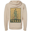 Desert Sunset TX Raglan Zipper Hoodie-CA LIMITED