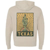 Desert Sunset TX Zipper Hoodie-CA LIMITED