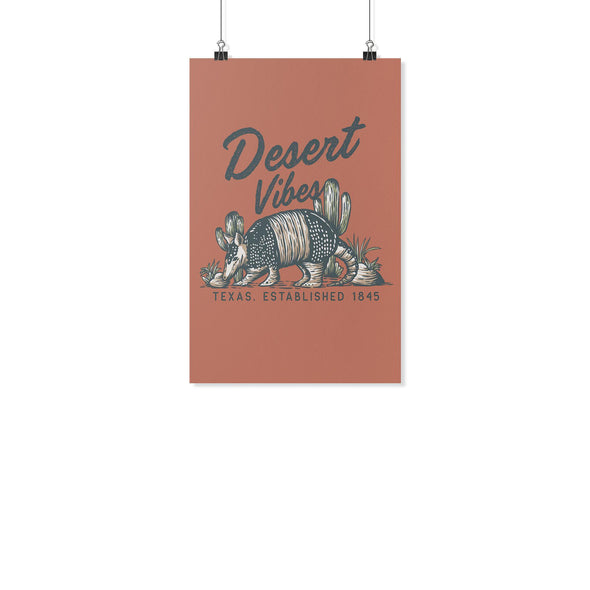 Desert Vibes Texas Brick Poster-CA LIMITED