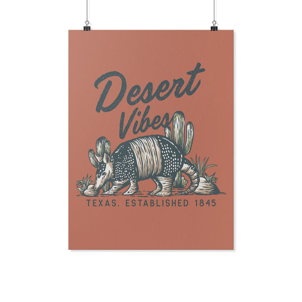 Desert Vibes Texas Brick Poster-CA LIMITED