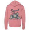 Desert Vibes Texas Zipper Hoodie-CA LIMITED