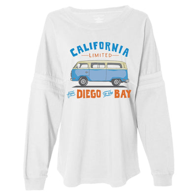 Diego to the Bay Varsity Sweater-CA LIMITED