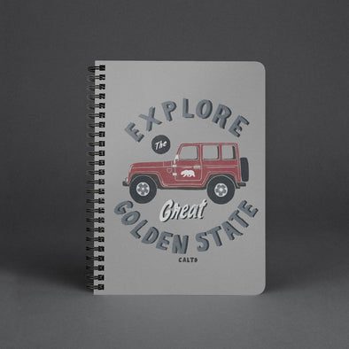 Explore Grey Spiral Notebook-CA LIMITED