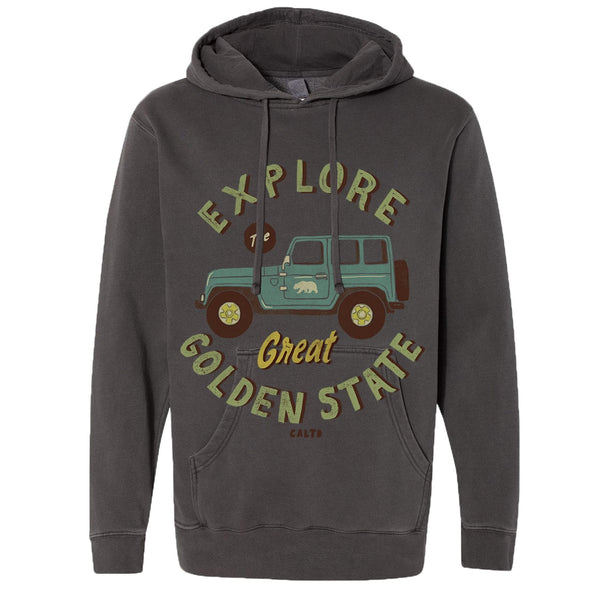 Explore The Golden State Pullover Hoodie-CA LIMITED