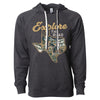 Explore the Road Texas Raglan Hoodie-CA LIMITED