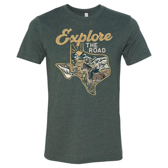 Explore the Road Texas Tee-CA LIMITED