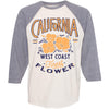 Finest Poppies Baseball Tee-CA LIMITED