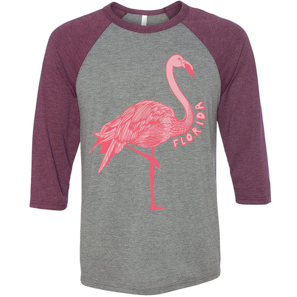 Flamingo FL Baseball Tee-CA LIMITED