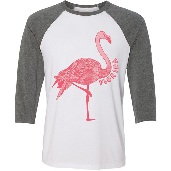 Flamingo FL Baseball Tee-CA LIMITED