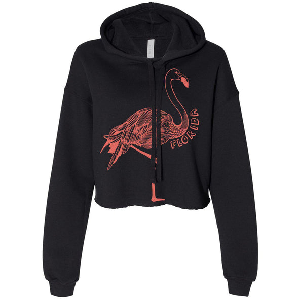 Flamingo FL Cropped Hoodie-CA LIMITED