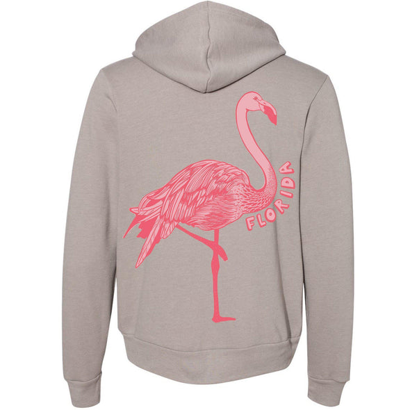 Flamingo FL Zipper Hoodie-CA LIMITED