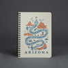 Grand Canyon Snake Arizona Green Ivory Notebook-CA LIMITED