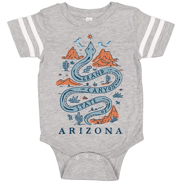 Grand Canyon Snake Arizona Stripes Baby Onesie-CA LIMITED